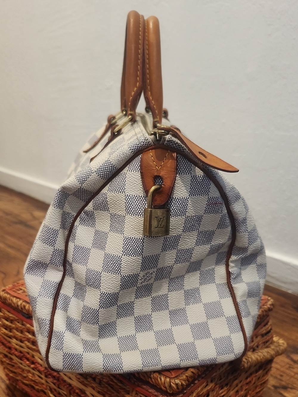 Louis Vuitton Damier Azur Speedy 30 (2010) - Picture 3 of 16